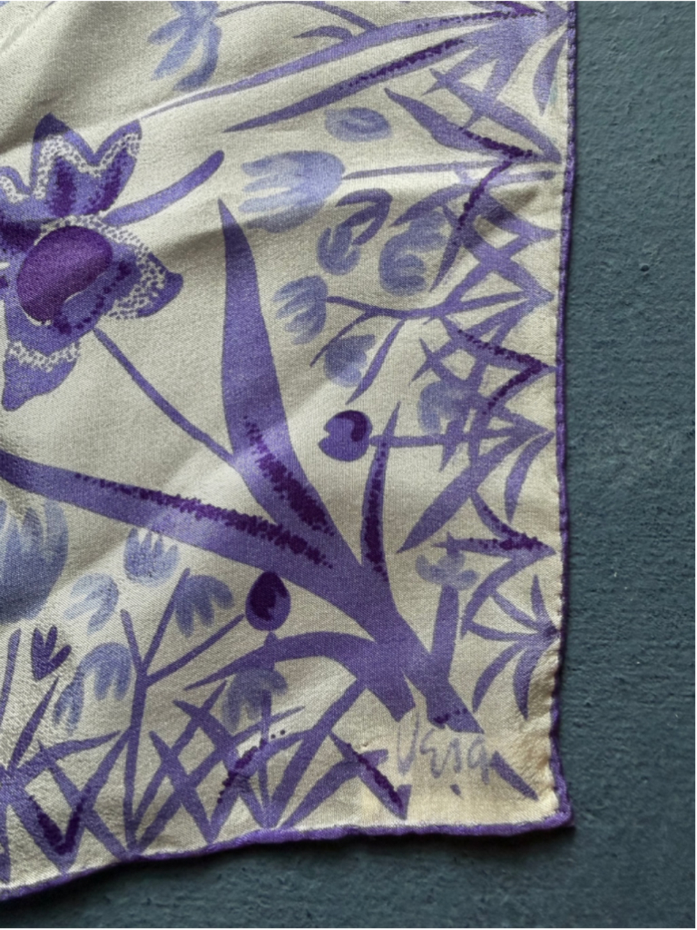 Vintage Vera Neumann Silk Scarf - Picture 4 of 8